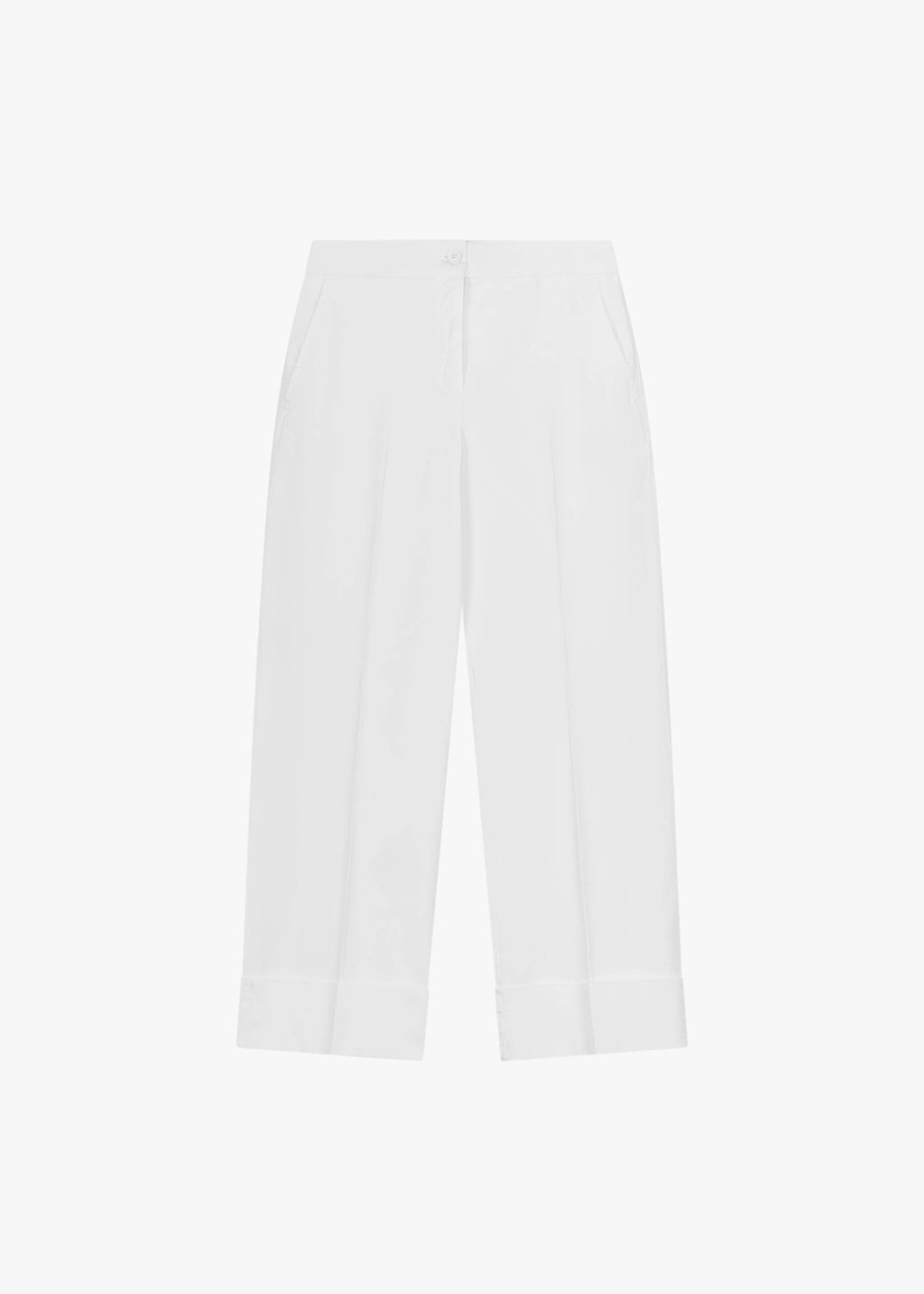 Via Masini 80 Via Masini 80 Elastic waist suede trousers main image 1