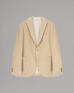 Beige corduroy blazer by Boglioli Dantendorfer