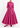 'Maria Stella' Satin-Blusenkleid mit Bindegürtel