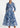 'Aster Maiolica' midi dress with tie belt