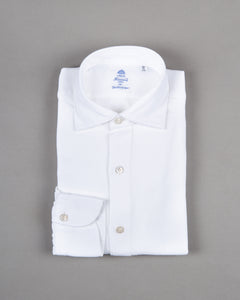 Finamore shirt 100% cotton uni white