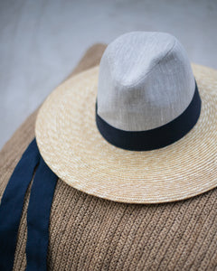 Linen Straw Hat
